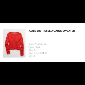 Brand new Arie Cable sweater!